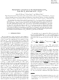 Cover page: Perturbative corrections to the determination of Vub from the P+ spectrum in B -&gt; Xu l nu bar