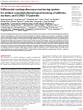 Cover page: Differential cardiopulmonary monitoring system for artifact-canceled physiological tracking of athletes, workers, and COVID-19 patients.