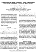 Cover page: A Cross-linguistic Study into the Contribution of Affective Connotation in theLexico-semantic Representation of Concrete and Abstract Concepts