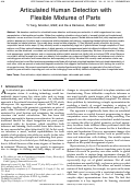 Cover page: Articulated Human Detection with Flexible Mixtures of Parts