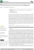 Cover page: Wearable Biosensors for Non-Invasive Sweat Diagnostics.