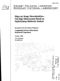 Cover page: Edges are image discontinuities--fast edge enhancement based on explicit-jump multiscale analysis