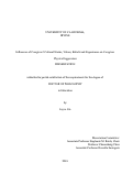 Cover page: Influences of Caregivers' Cultural Norms, Values, Beliefs and Experiences on Caregiver Physical Aggression