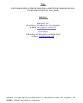 Cover page: Job characteristics, marital intentions, and partner-seeking actions: Longitudinal evidence from Japan