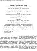 Cover page: Magnetic phase diagram of UCoAl