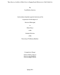 Cover page: Three Essays on the Role of Public Policy in Shaping Parental Behavior in a Child's Early Life