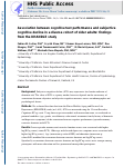 Cover page: Association Between Cognitive Test Performance and Subjective Cognitive Decline in a Diverse Cohort of Older Adults: Findings From the KHANDLE Study.