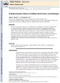 Cover page: Arterial Ischemic Stroke in Children: Risk Factors and Etiologies