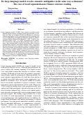 Cover page: Do large language models resolve semantic ambiguities in the same way as humans? The case of word segmentation in Chinese sentence reading