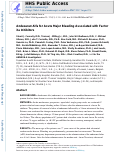 Cover page: Andexanet Alfa for Acute Major Bleeding Associated with Factor Xa Inhibitors