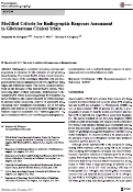 Cover page: Modified Criteria for Radiographic Response Assessment in Glioblastoma Clinical Trials