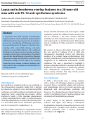 Cover page: Lupus and scleroderma overlap features in a 28-year-old man with anti-PL-12 anti-synthetase syndrome
