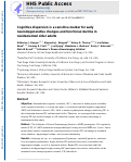 Cover page: Cognitive Dispersion Is a Sensitive Marker for Early Neurodegenerative Changes and Functional Decline in Nondemented Older Adults