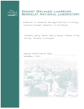 Cover page: Advances in research and applications of energy-related occupant behavior in buildings: