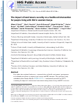 Cover page: The Impact of Land Tenure Security on a Livelihood Intervention for People Living with HIV in Western Kenya