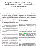 Cover page: A Comprehensive Overview on 5G-and-Beyond Networks with UAVs: From Communications to Sensing and Intelligence