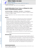 Cover page: Growth Differentiation Factor 11 does not Mitigate the Lethal Effects of Total-Abdominal Irradiation