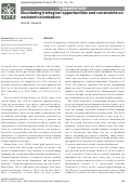 Cover page: Elucidating biological opportunities and constraints on assisted colonization