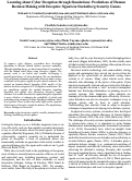 Cover page: Learning about Cyber Deception through Simulations: Predictions of Human Decision Making with Deceptive Signals in Stackelberg Security Games