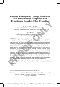 Cover page: Effective elastoplastic damage mechanics for fiber-reinforced composites with evolutionary complete fiber debonding