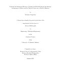 Cover page: Tailoring the Mechanical Behavior of Architected Materials through the Strategic Arrangement of Defects and the Tactical Coalescence of Lattice Members