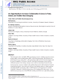 Cover page: An Opportunity to Increase Collaborative Science in Fetal, Infant, and Toddler Neuroimaging.