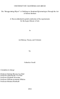 Cover page: The “Disappointing Object:” A Challenge to Dominant Epistemologies Through the Art of Jimmie Durham