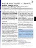 Cover page: Chemically induced vesiculation as a platform for studying TMEM16F activity