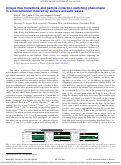 Cover page: Unique flow transitions and particle collection switching phenomena in a microchannel induced by surface acoustic waves