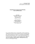 Cover page: Population Forecasting for Fiscal Planning: Issues and Innovations