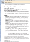 Cover page: Examining market trends in the United States smokeless tobacco use: 2005–2011