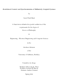 Cover page: Distributed Control and Synchronization of Diffusively Coupled Systems