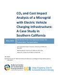 Cover page: CO2 and Cost Impact Analysis of a Microgrid with Electric Vehicle Charging Infrastructure: A Case Study in Southern California