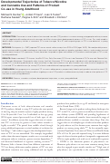 Cover page: Developmental Trajectories of Tobacco/Nicotine and Cannabis Use and Patterns of Product Co-use in Young Adulthood