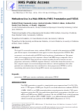 Cover page: Methadone use in a male with the FMRI premutation and FXTAS