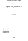 Cover page: A Primary Source of Information: How News, Parties, and Campaigns Shape Congressional Primaries