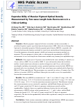 Cover page: REPRODUCIBILITY OF MACULAR PIGMENT OPTICAL DENSITY MEASUREMENT BY TWO-WAVELENGTH AUTOFLUORESCENCE IN A CLINICAL SETTING