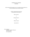 Cover page: Effect of Surface Rock Fragment Cover on Accumulation of Organic Matter and Charcoal on Mountain Soils in Northern California