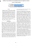 Cover page: Children’s Generalization of Novel Relational Nouns in Comparison Contexts: An Eye Tracking Analysis