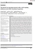 Cover page: The branch‐cut quantum gravity with a self‐coupling inflation scalar field: Dynamical equations