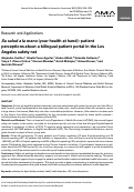 Cover page: Su salud a la mano (your health at hand): patient perceptions about a bilingual patient portal in the Los Angeles safety net