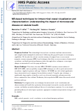 Cover page: MR-based techniques for intracortical vessel visualization and characterization: understanding the impact of microvascular disease on skeletal health