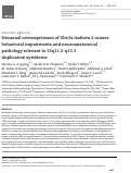 Cover page: Neuronal overexpression of Ube3a isoform 2 causes behavioral impairments and neuroanatomical pathology relevant to 15q11.2-q13.3 duplication syndrome