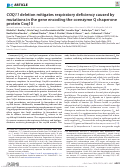 Cover page: COQ11 deletion mitigates respiratory deficiency caused by mutations in the gene encoding the coenzyme Q chaperone protein Coq10