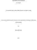 Cover page: A Longitudinal Study of Black-White Disparities in Cognitive Aging