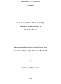 Cover page: Assessment of a Public-Private Partnership Addressing Childhood Obesity in Southern California