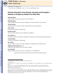 Cover page: Femoral Volumetric Bone Density, Geometry, and Strength in Relation to 25‐Hydroxy Vitamin D in Older Men