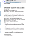 Cover page: Medication-Attributable Adverse Events&nbsp;in Heart&nbsp;Failure Trials.