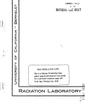 Cover page: MASS SPECTROGRAPHIC ANALYSIS OF TRANSURANIUM ELEMENTS