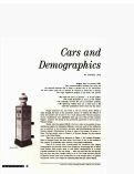 Cover page: Cars and Demographics